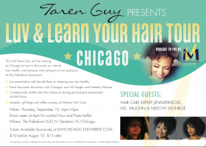 Taren Guy Luv & Learn Your Hair Chicago