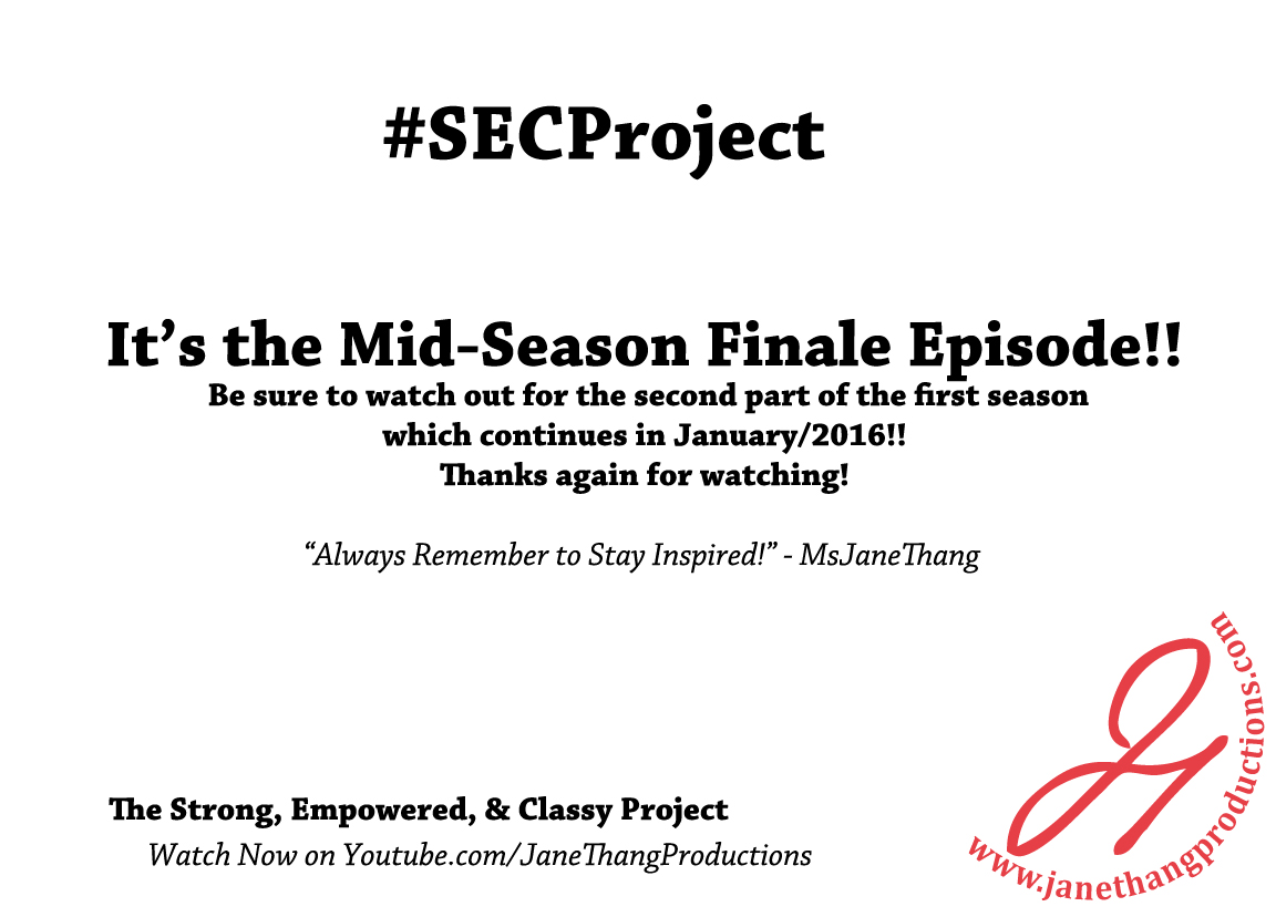 #SECProject | Inspirational Drops – Mid-Season Finale